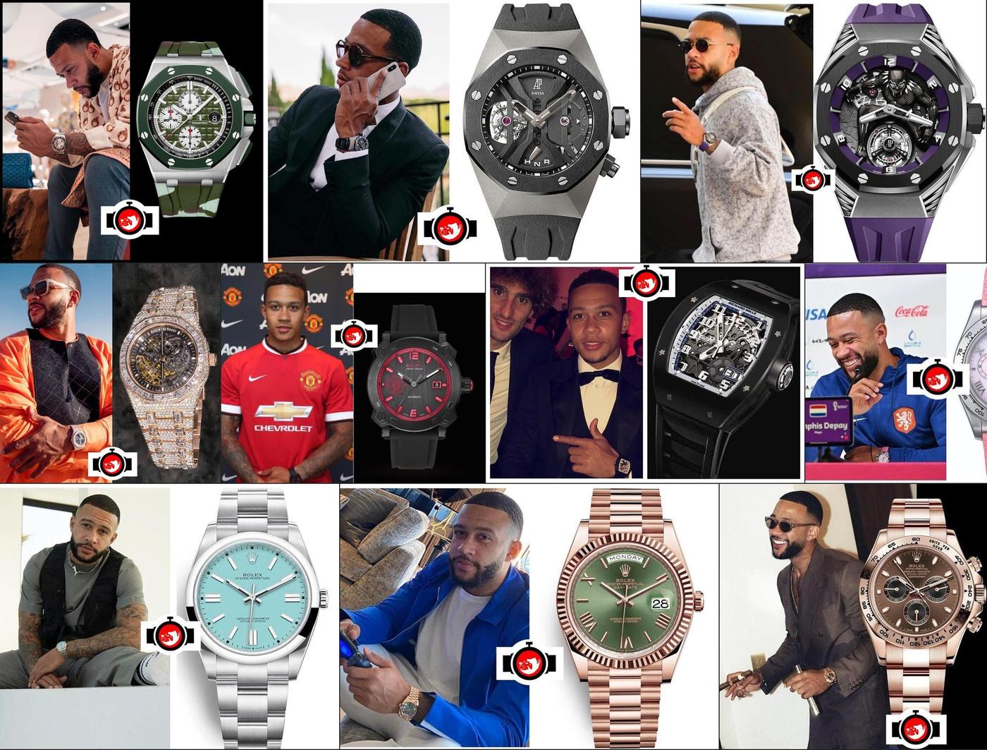 Memphis Depay's Impressive Watch Collection